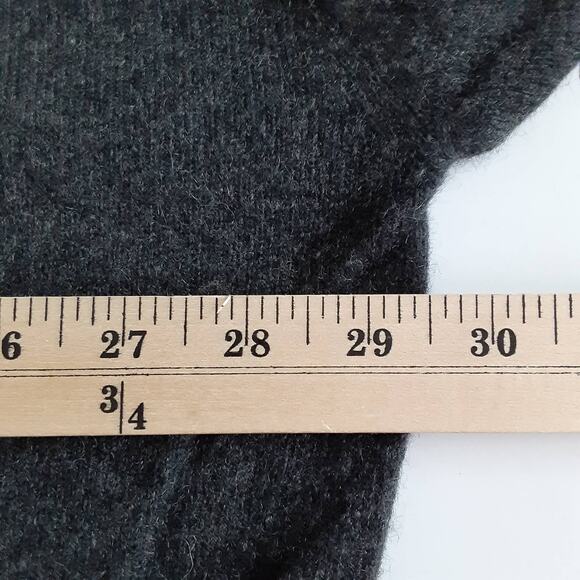 RoundTree & Yorke Platinum Label Angora Cashmere V Neck Sweater Mens XXL Gray - Picture 7 of 10